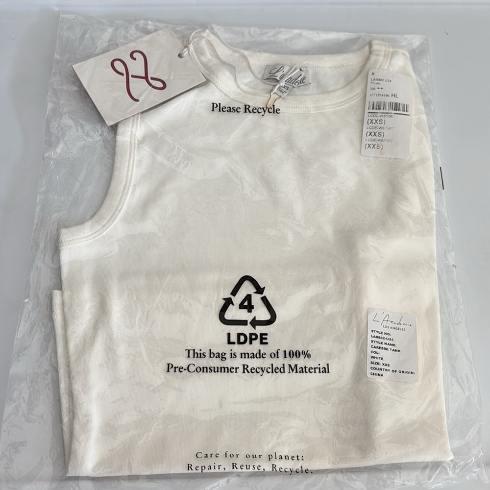 L'Academie by Marianna Caresse Tank in White - Picture 5 of 5